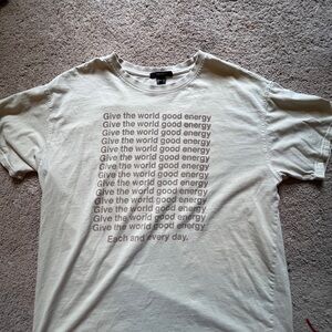 Light Green Cream Graphic Tee